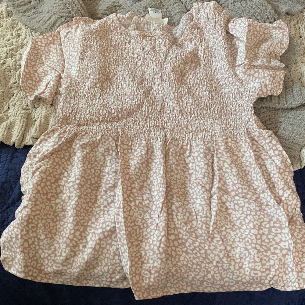 URBAN Romantics Pink and White Blouse